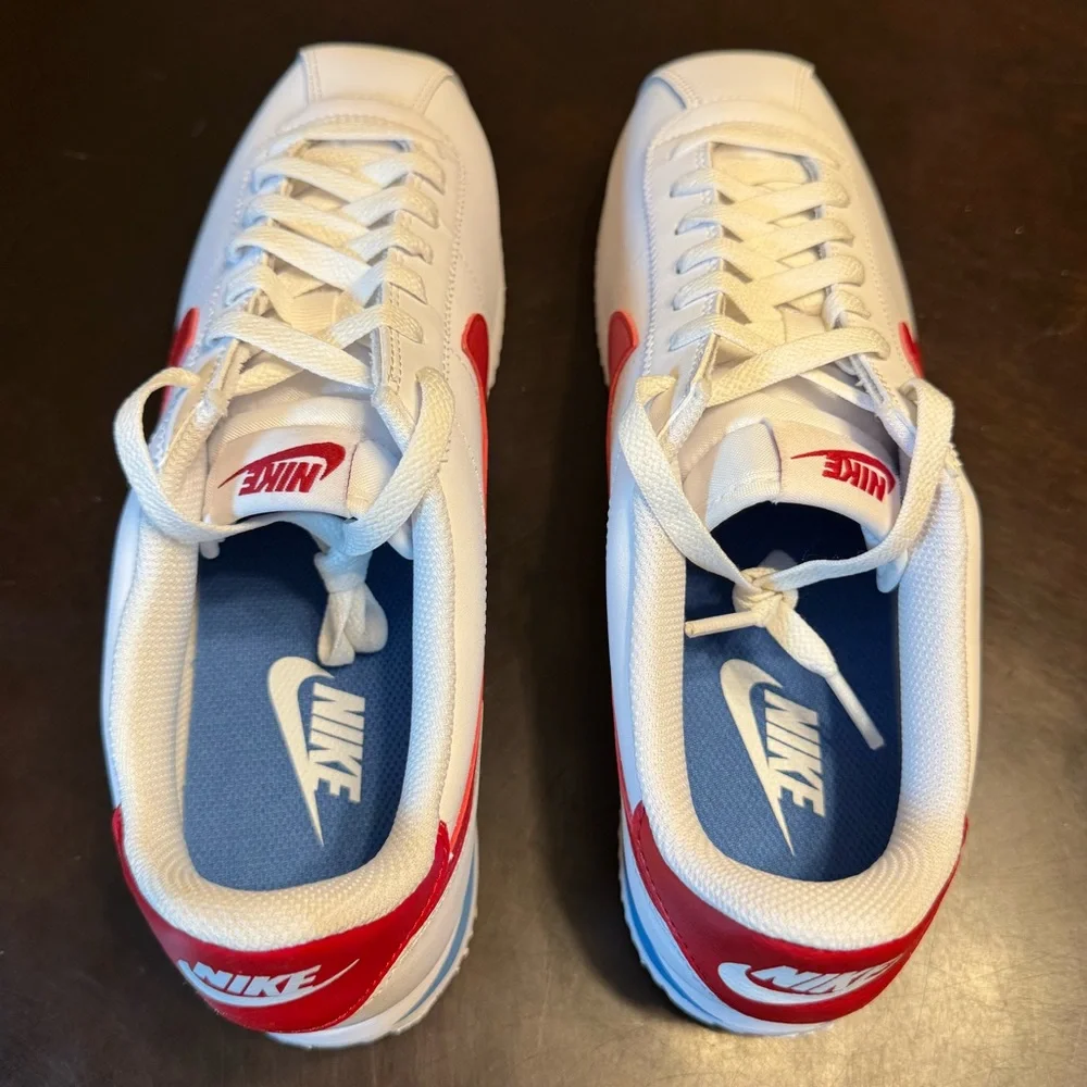 New Nike Cortez Forest Gump White Red Sneaker Shoes Size US 11.5 - Picture 13 of 14
